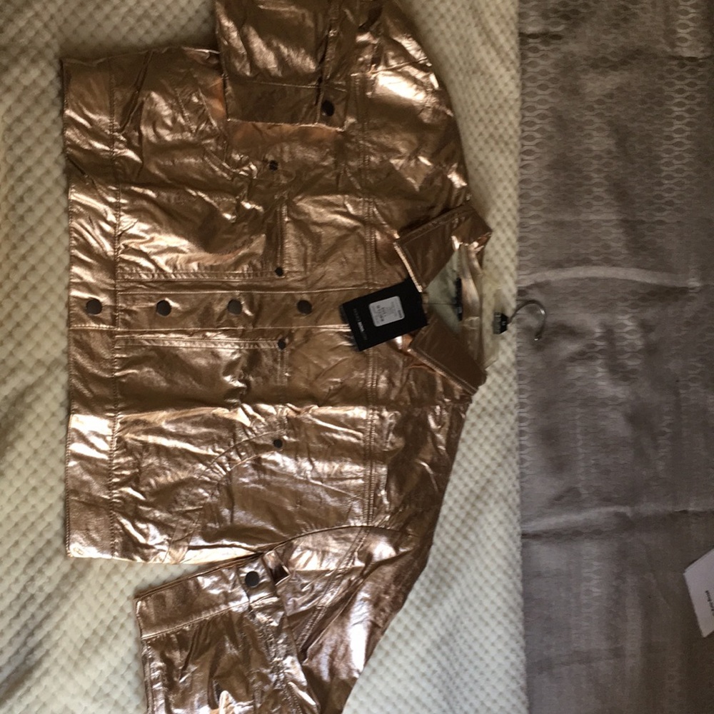 Fashion Nova: Rosè all day jacket.
